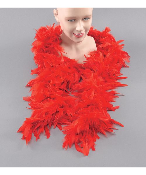 BURLESQUE GLAMOUR DANCER FEATHER BOA - Womens Ladies Fancy Dress Costume