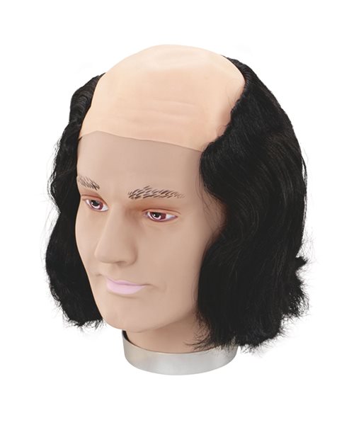 HALLOWEEN HORROR SCARY MAX WALL WIG Adults Mens Fancy Dress Costume ...