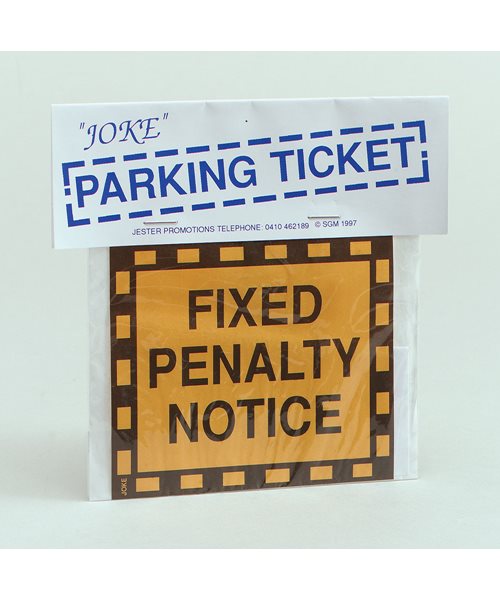 practical funny joke prank parking ticket novelty accessory ebay