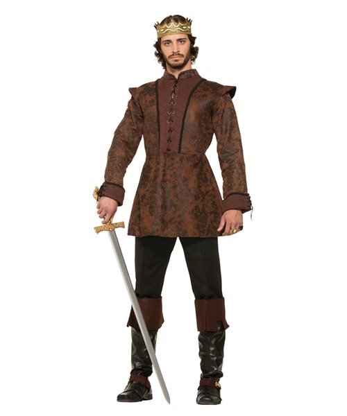 MEDIEVAL LORD KING NOBLE TUDOR JACKET - One Size - mens fancy dress ...