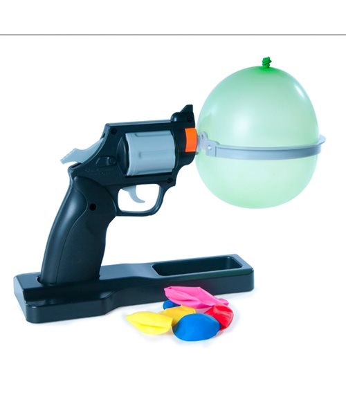 water guns and water balloons